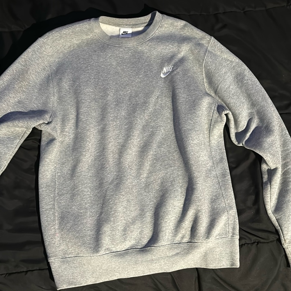 Nike grey sweater size small
